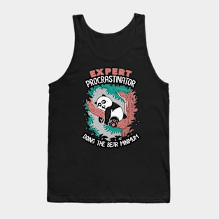 Expert Procrastinator Panda Nap Forest by Tobe Fonseca Tank Top